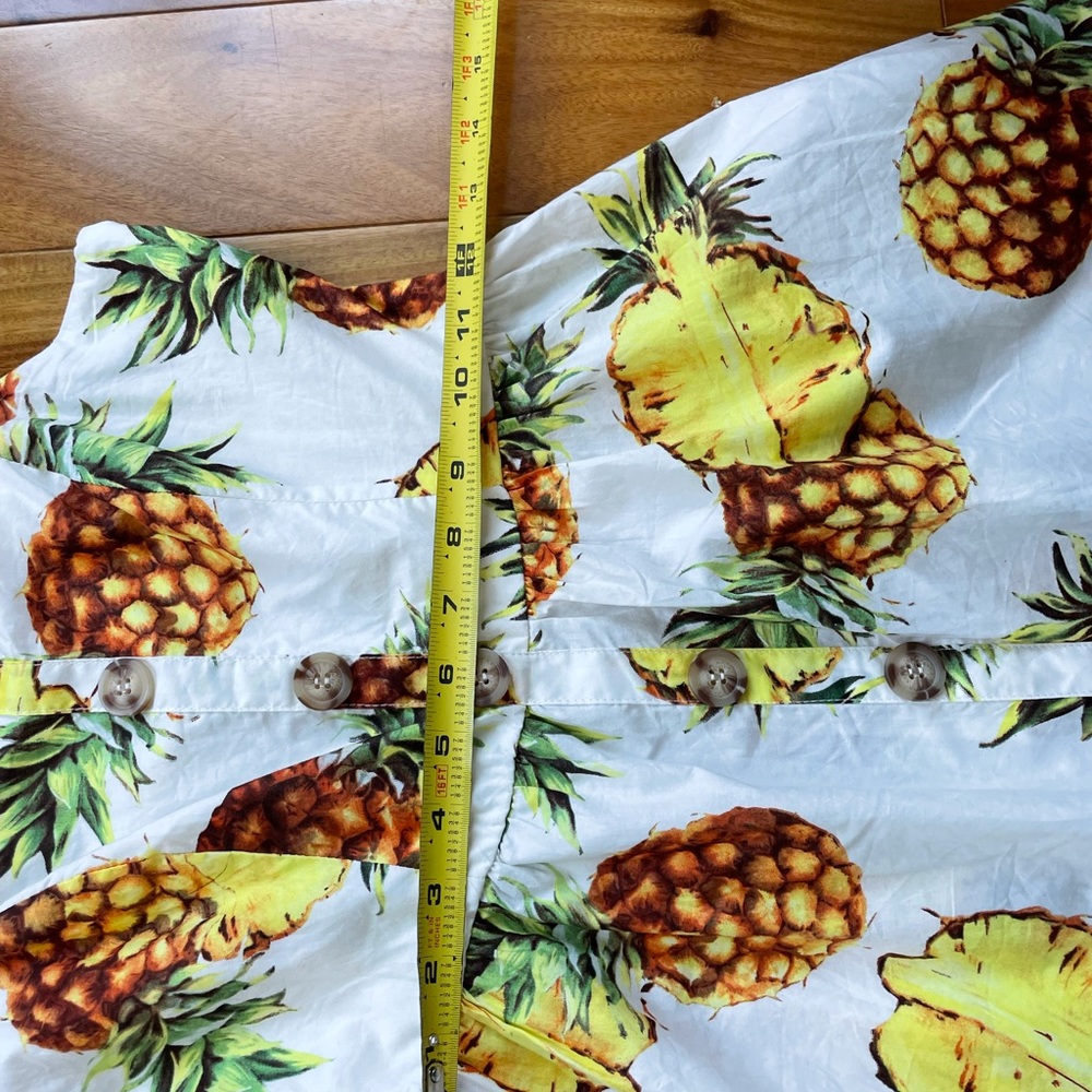 Anthropology size s pineapple tropical dress - Picture 9 of 12